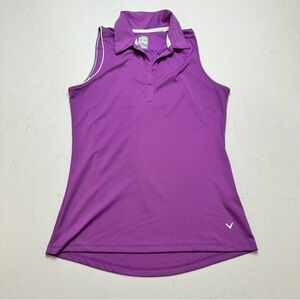 Callaway Purple Sleeveless Tank Top